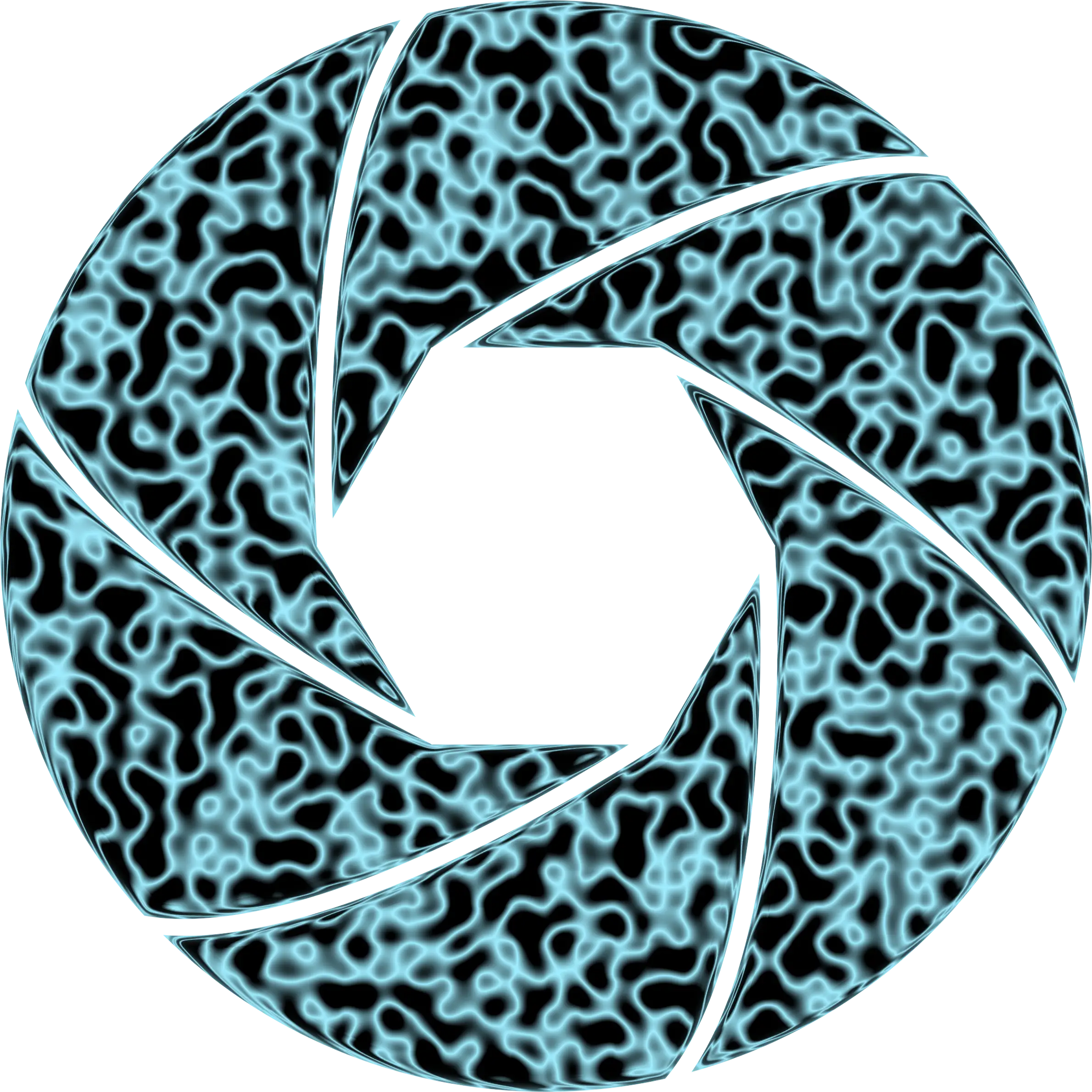 Glowing Aperture Icon Design