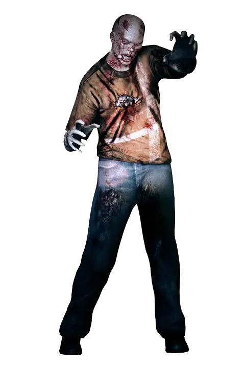 Creepy Zombie Character
