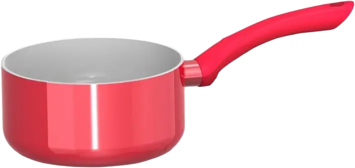 Small Red Saucepan with Handle