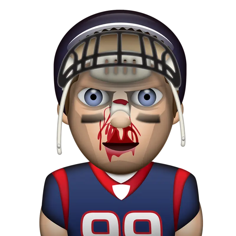 Injured Football Player Emoji