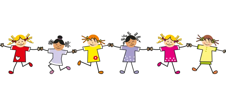 Children Holding Hands and Playing