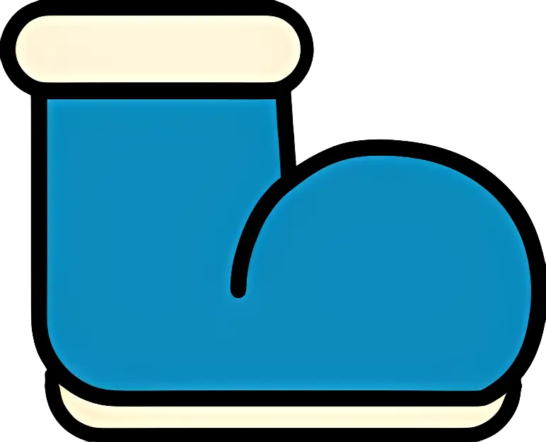 Blue Boot for Winter Wear