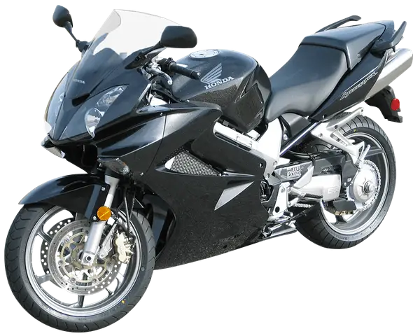 Black Sports Motorcycle Design