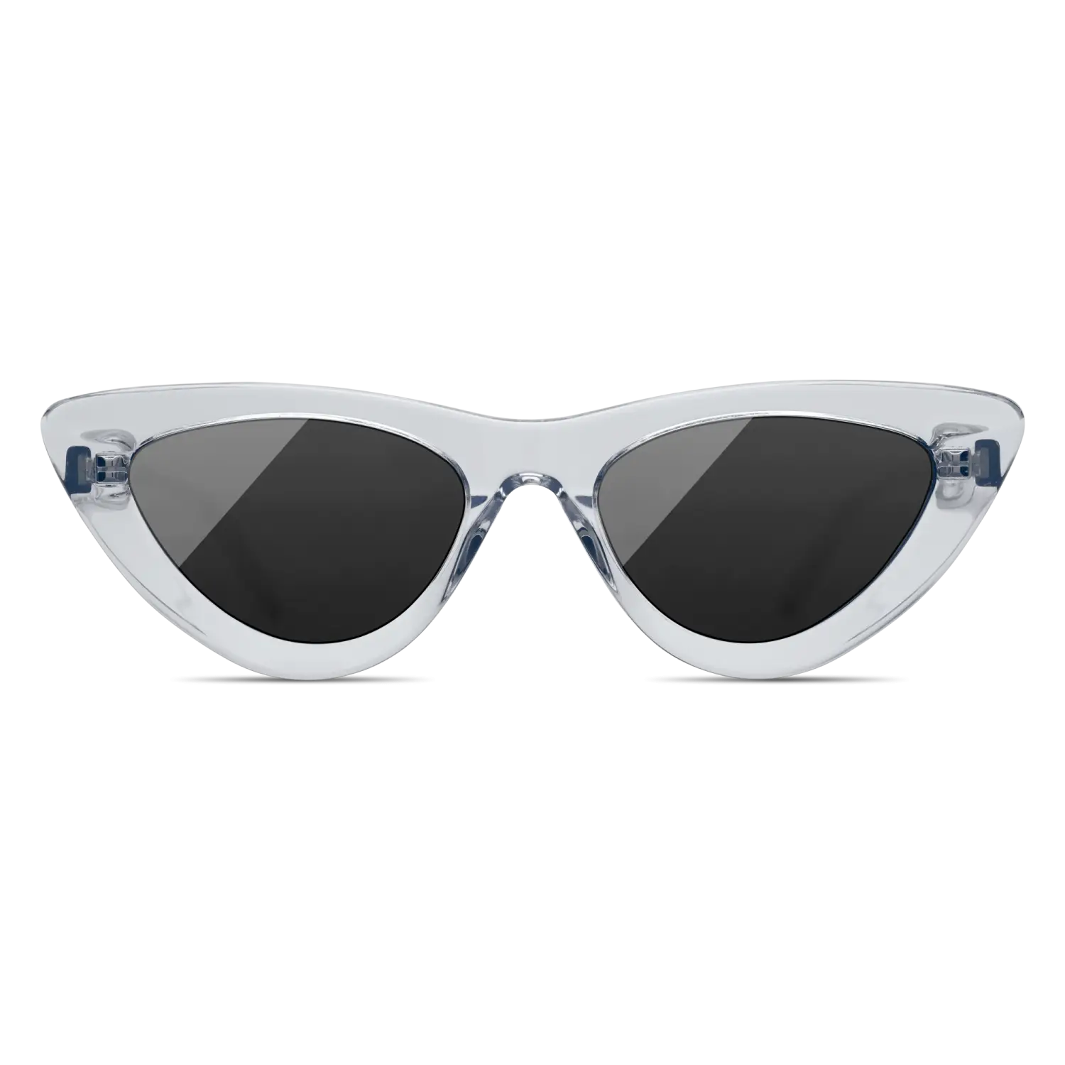 Chic Gray Cat-Eye Sunglasses for Trendy Look