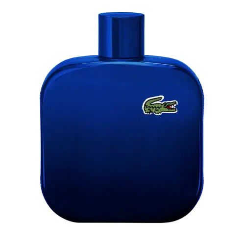 Blue perfume bottle