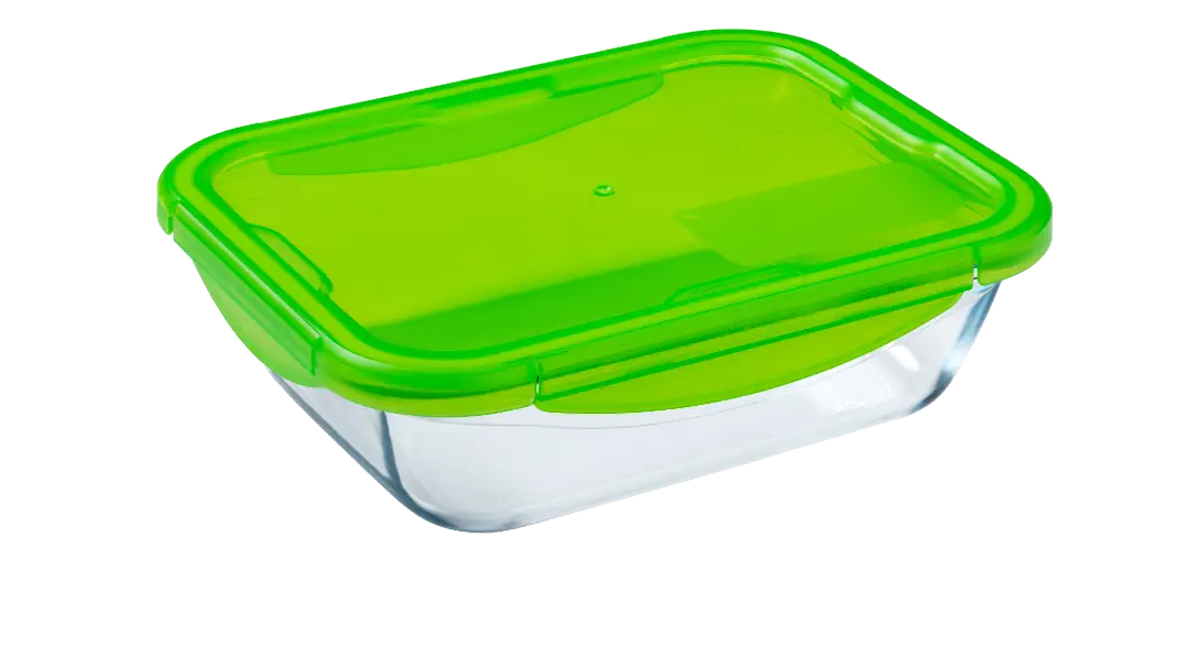 Green Food Container with Lid
