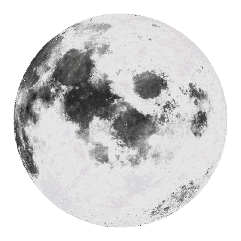 Realistic Moon Illustration