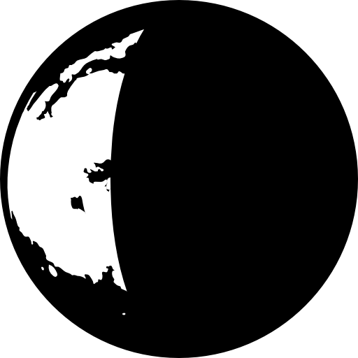 Half Moon Silhouette Icon