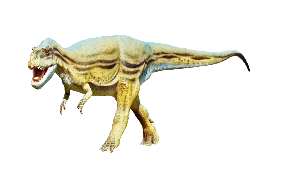 Dinosaur Figure in Prehistoric Style