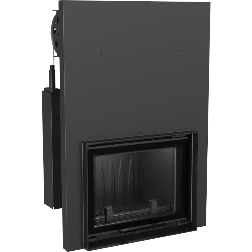 Black Fireplace Insert for Home Heating