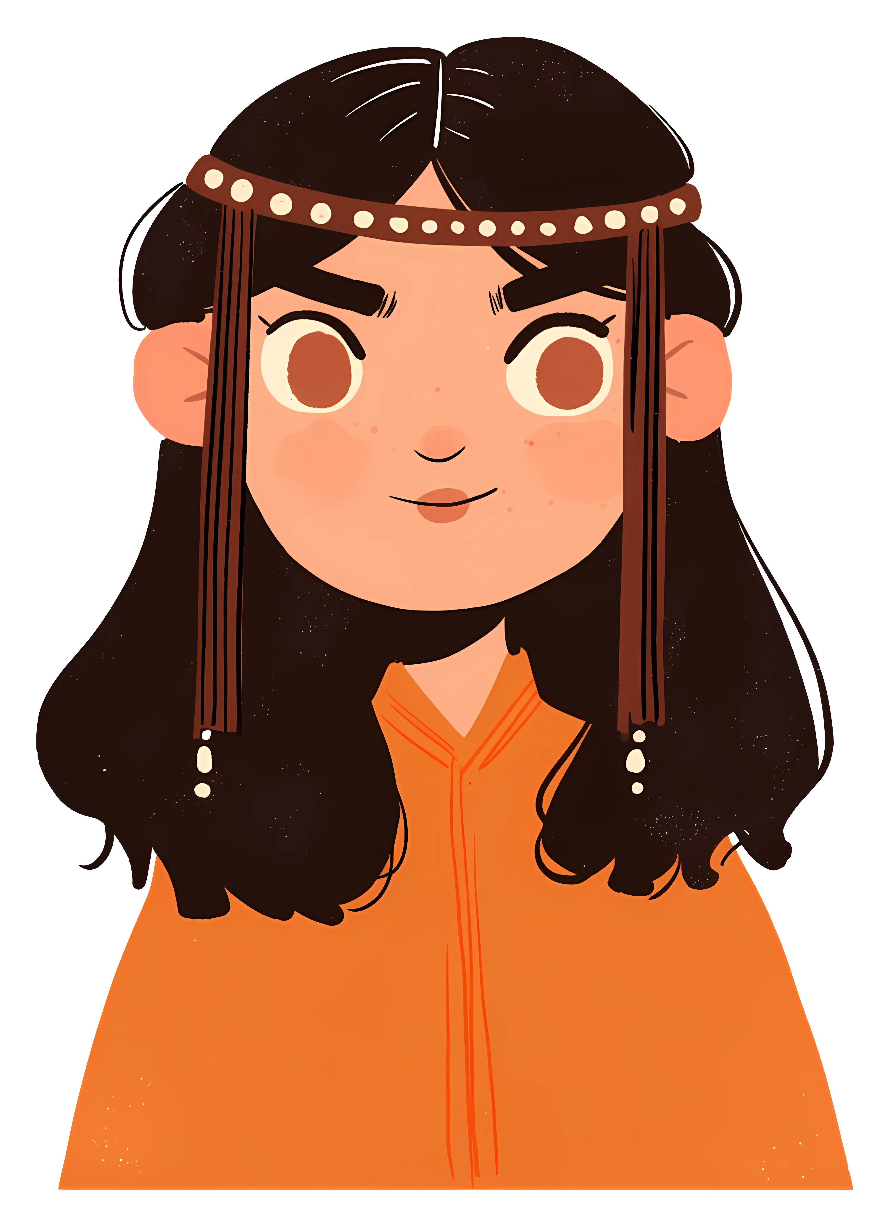 Cartoon Girl Portrait