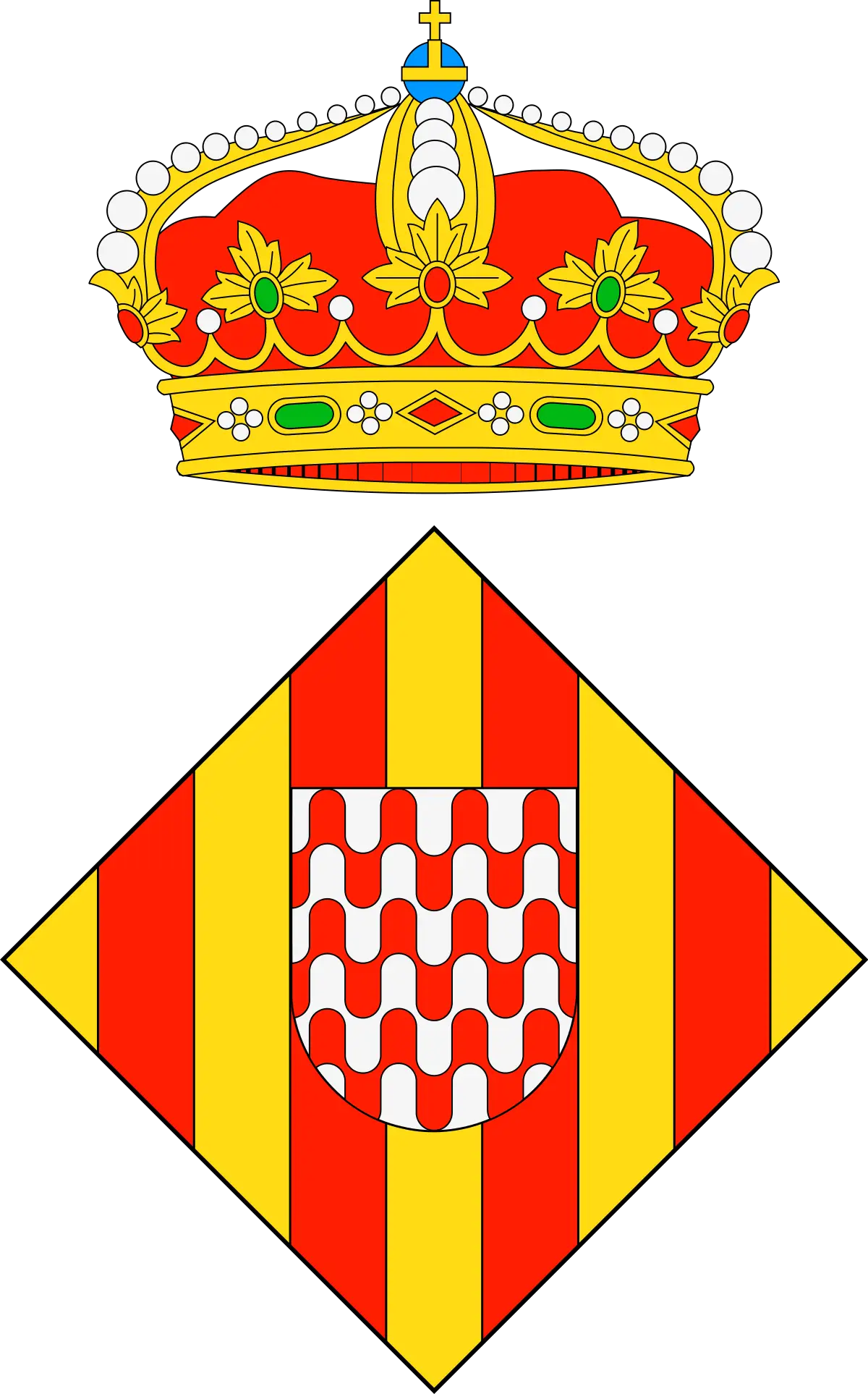 Crown and Heraldic Emblem Design