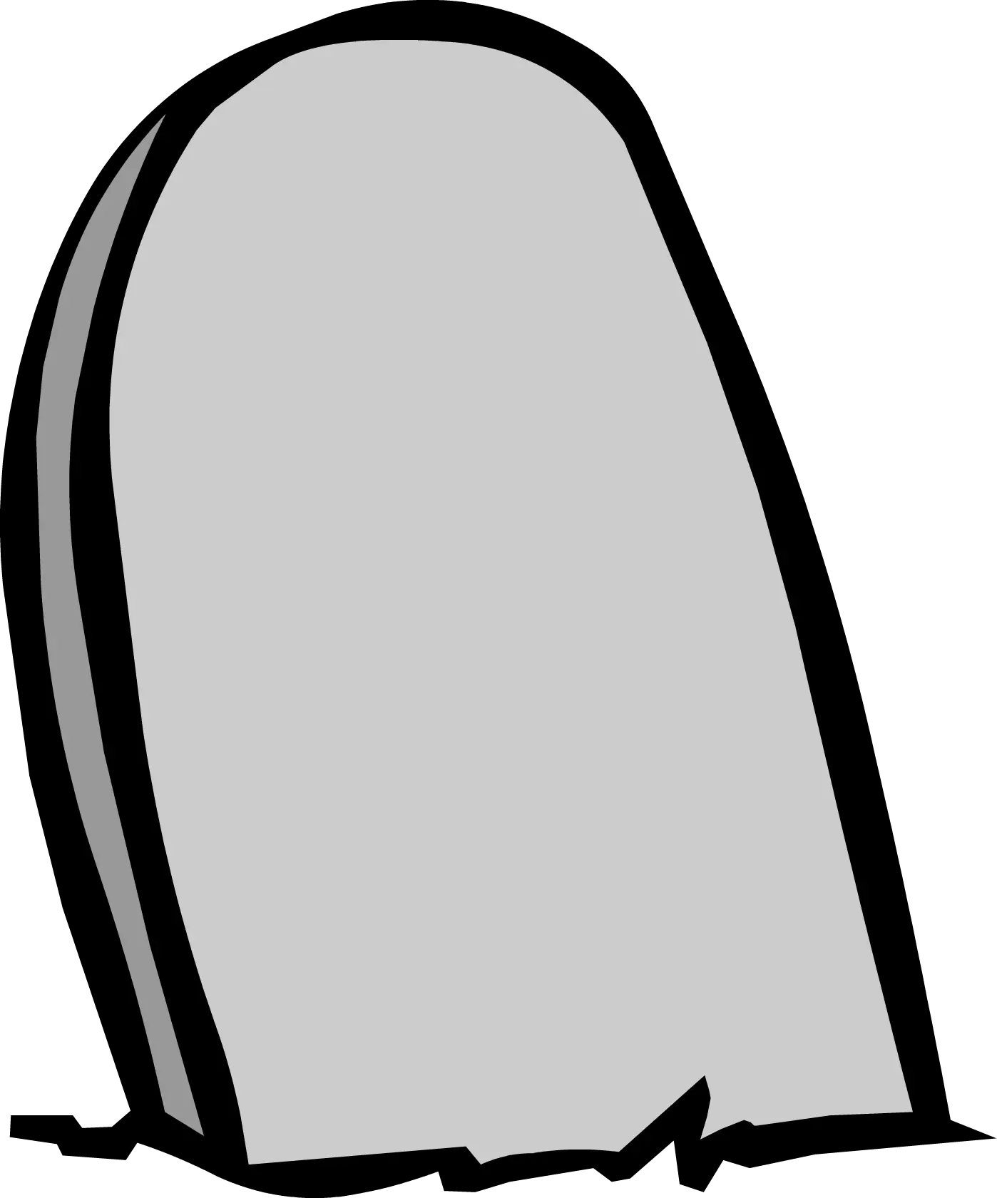 Simple Gray Gravestone
