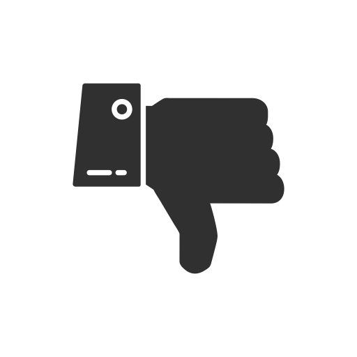 Thumbs Down Symbol Icon