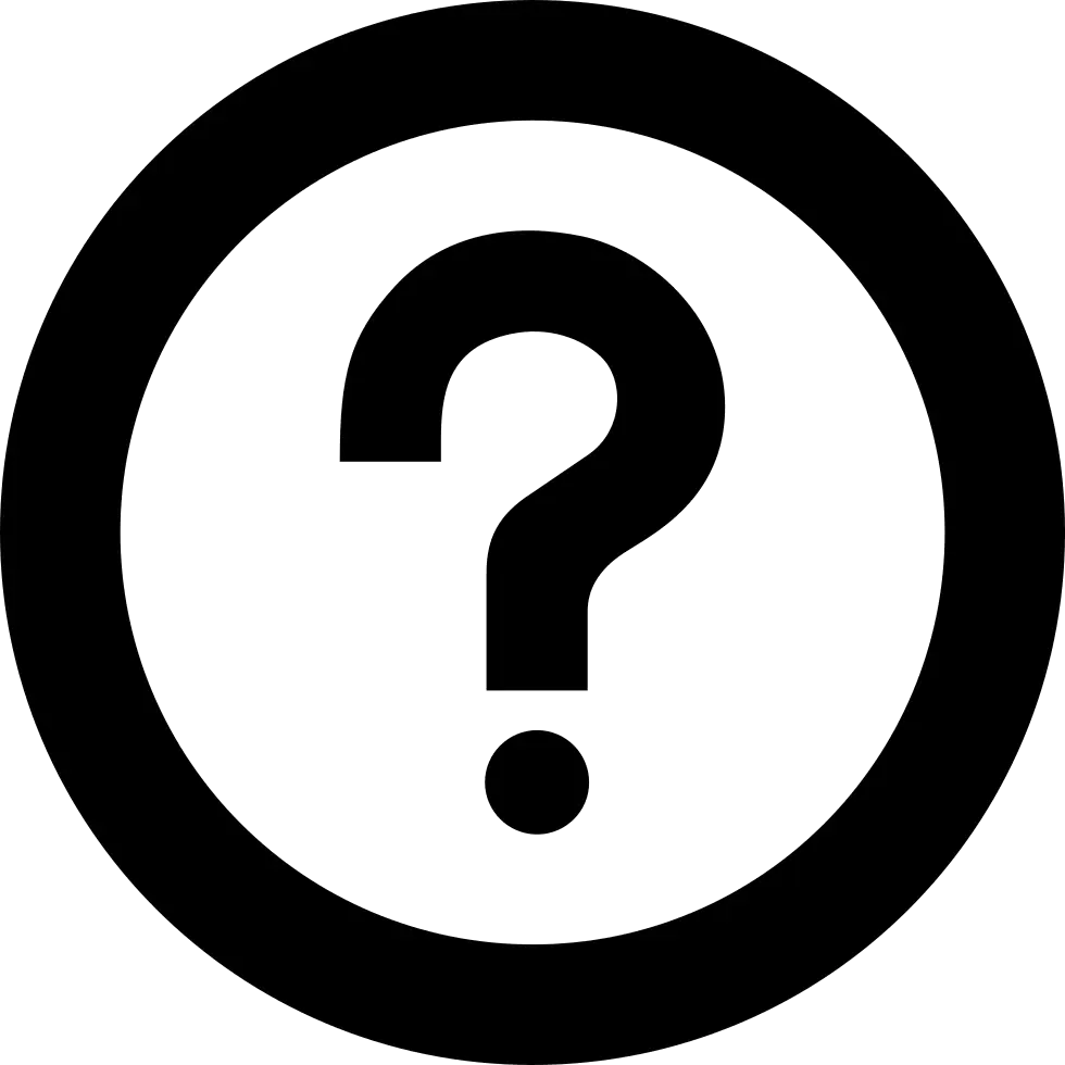 Question Mark Circular Symbol