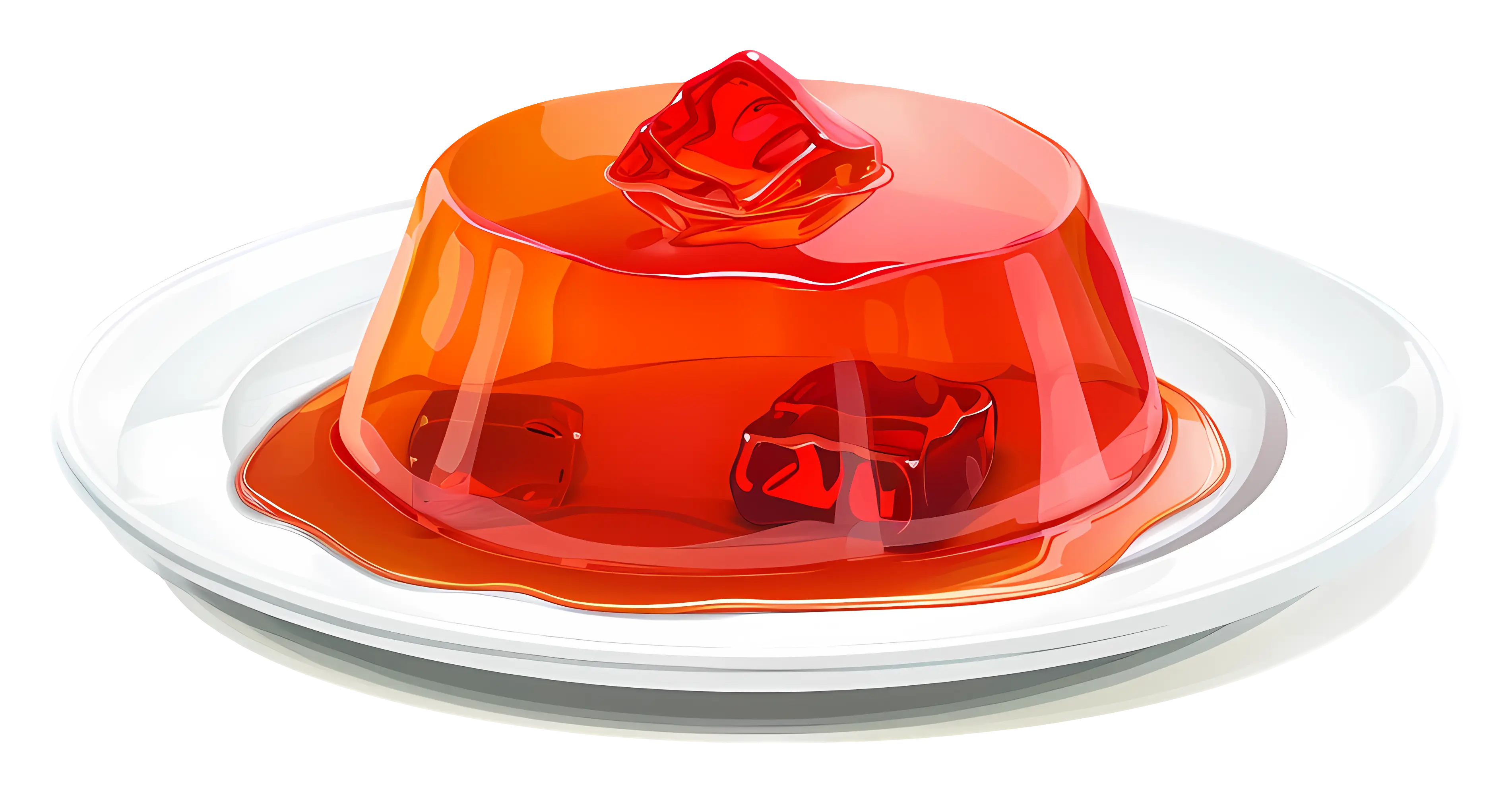 Red Jelly Dessert