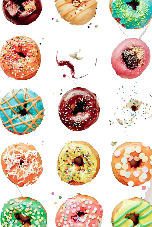 Colorful Donuts Assortment