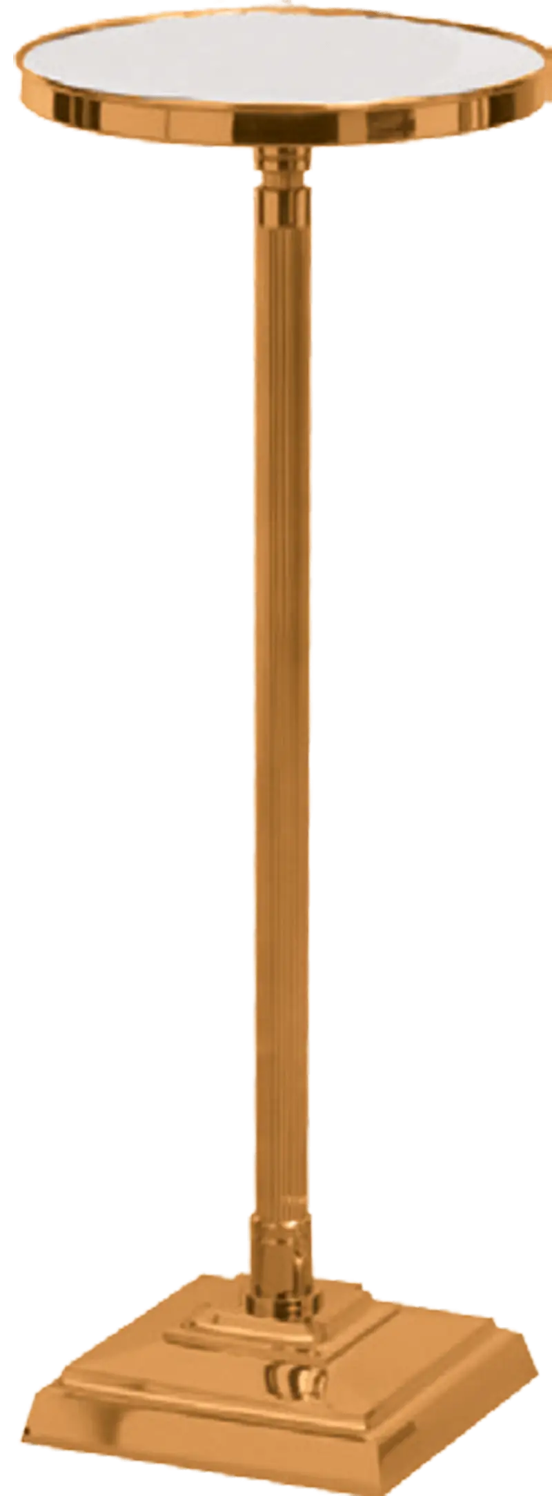 Elegant Golden Pedestal Stand