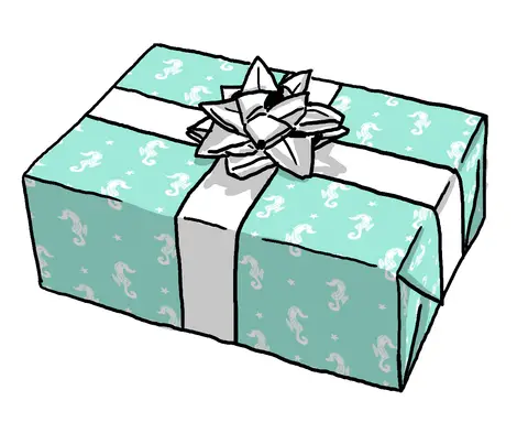 Gift Box with Ribbon