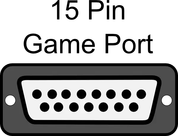 Retro 15 Pin Game Port Connector