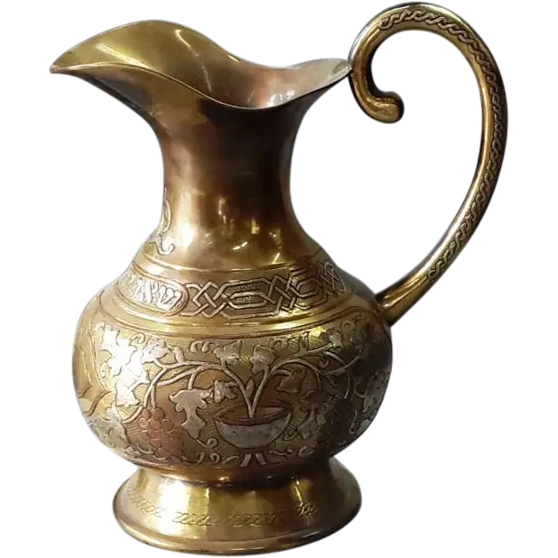 Antique Brass Pitcher