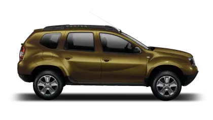 Golden SUV Car Side View