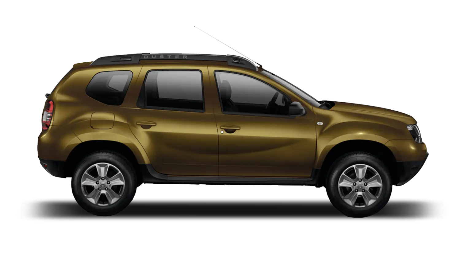 Golden SUV Car Side View