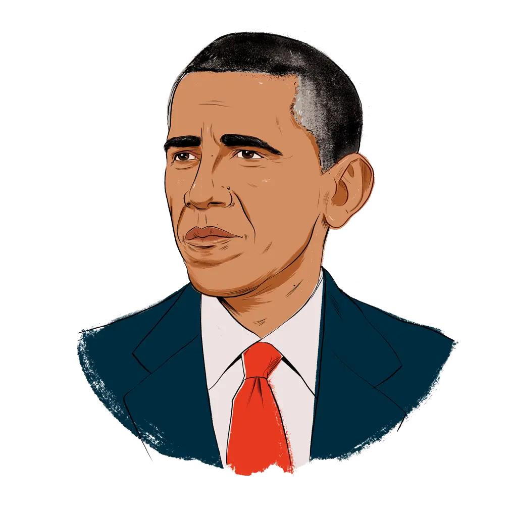 Illustrated Man in Suit