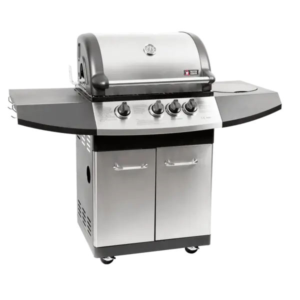 Silver Barbecue Grill for Outdoor Cooking