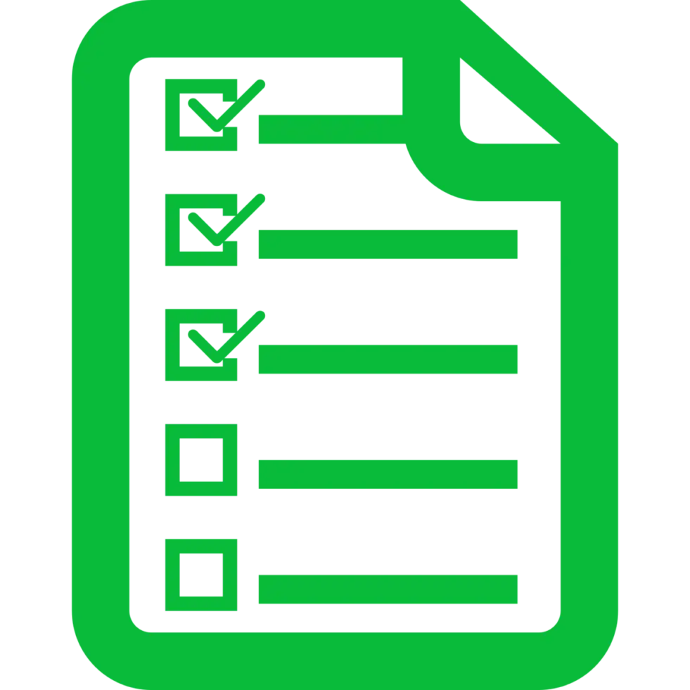 Green Checklist for Tasks