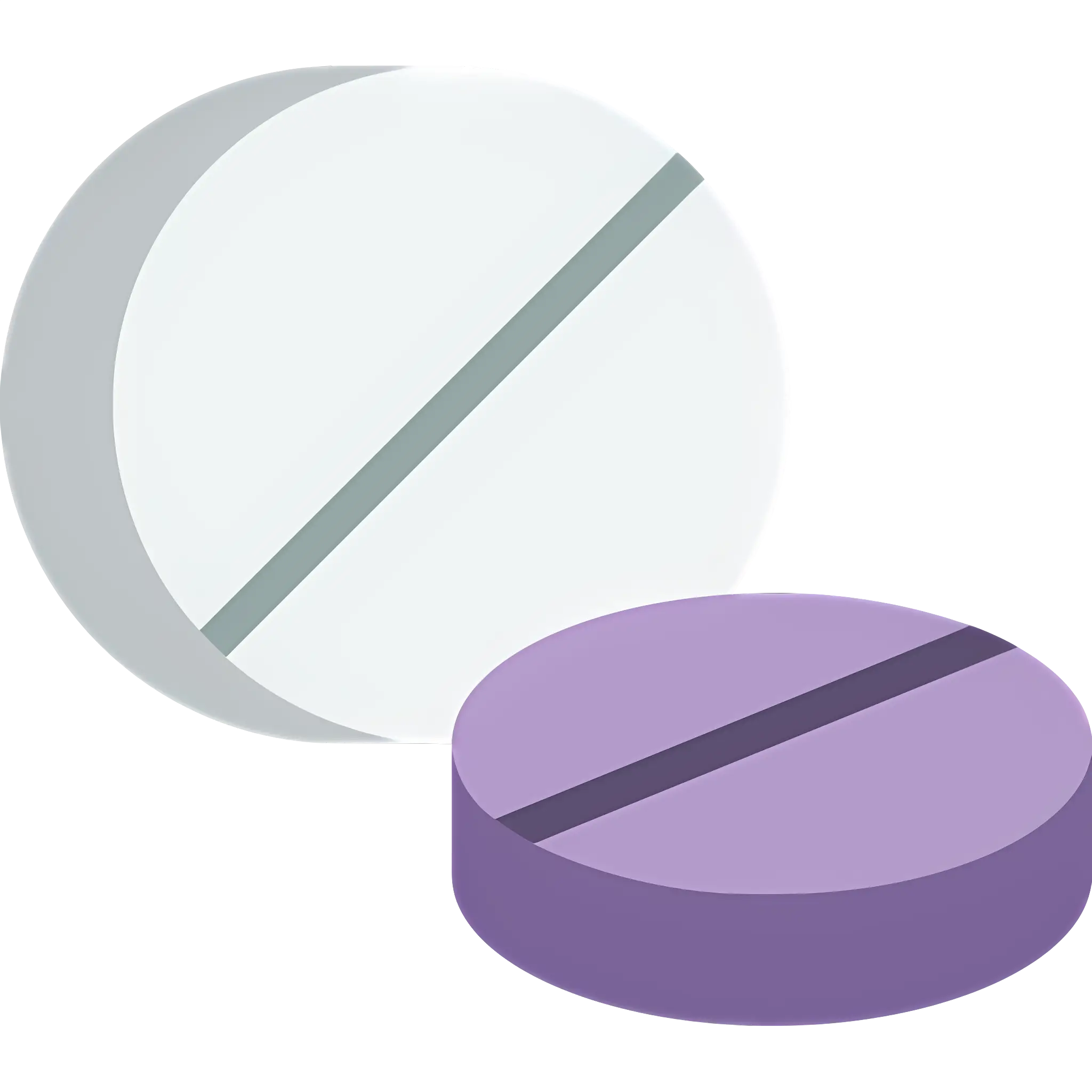 White and Purple Pills