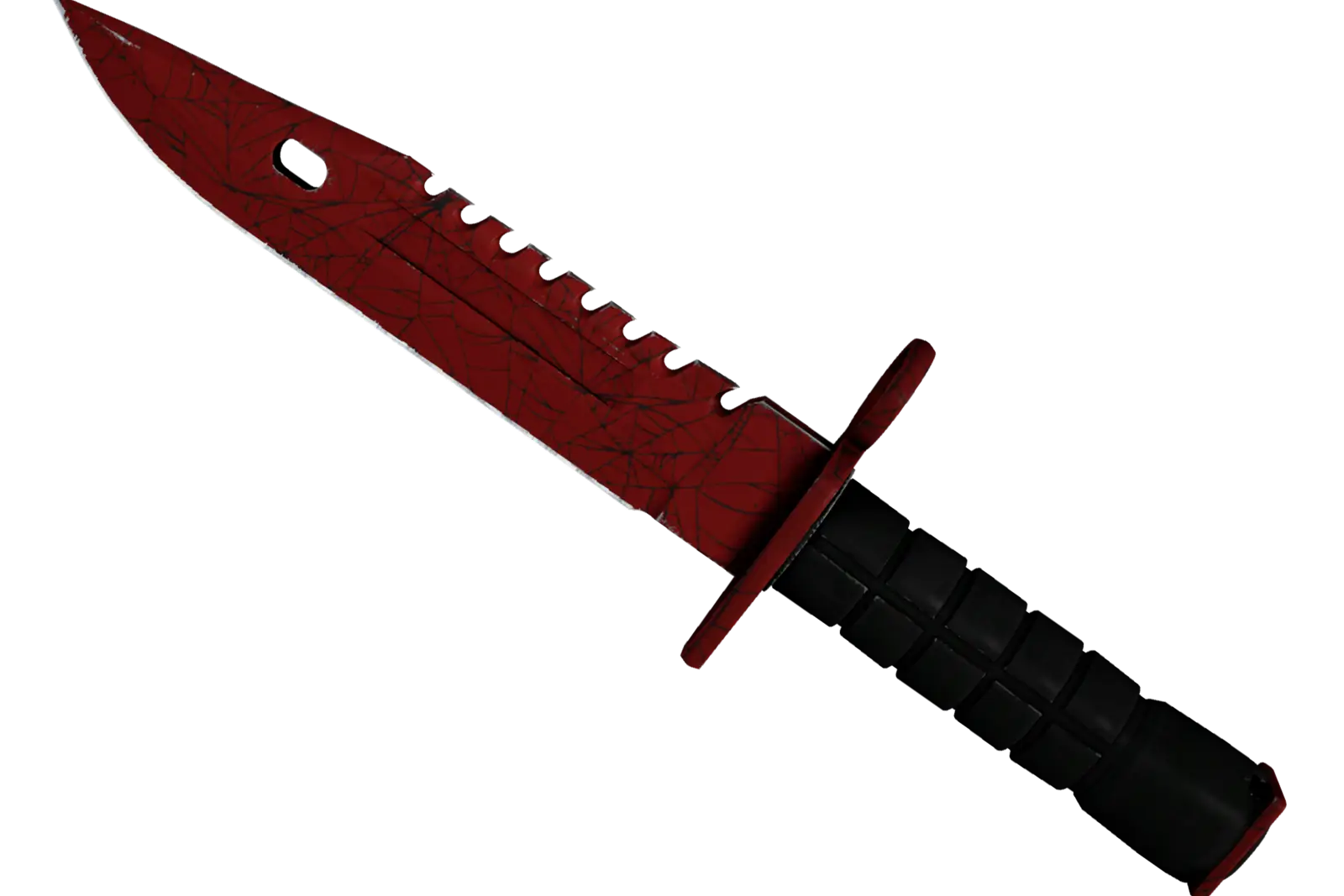 Red Combat Knife