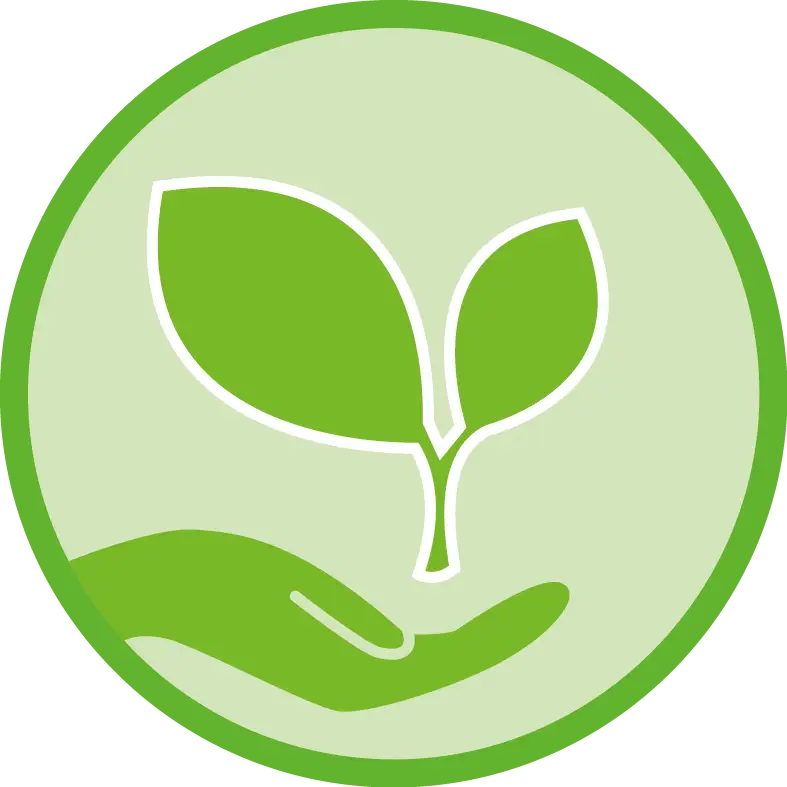 Green Sprout Icon for Eco Concepts