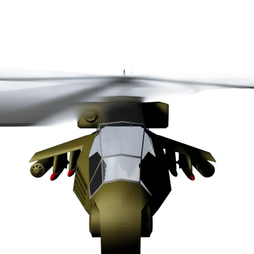 Military Helicopter in Flight
