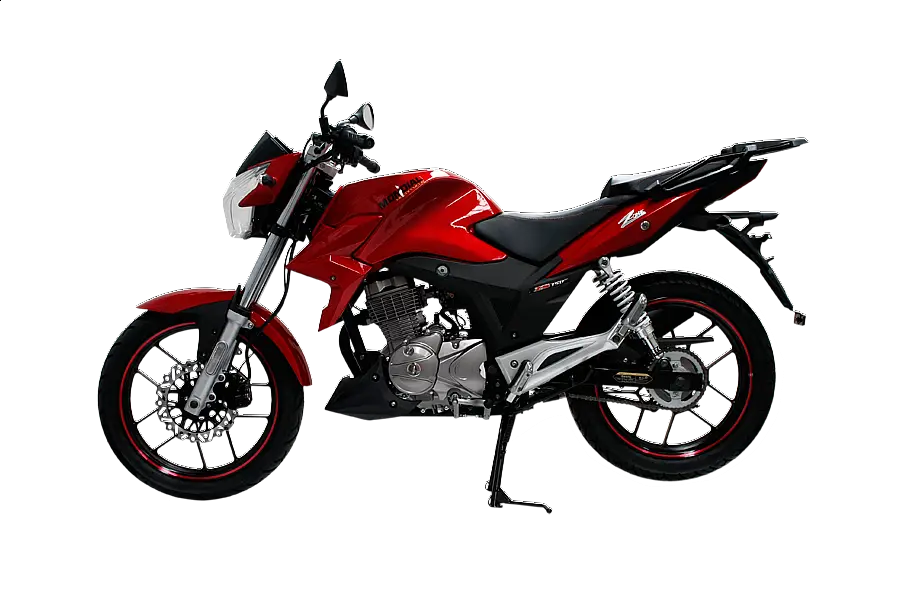Red Sport Motorcycle for Adventure