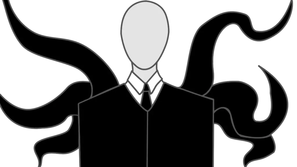 Creepy Slender Man with Tentacles