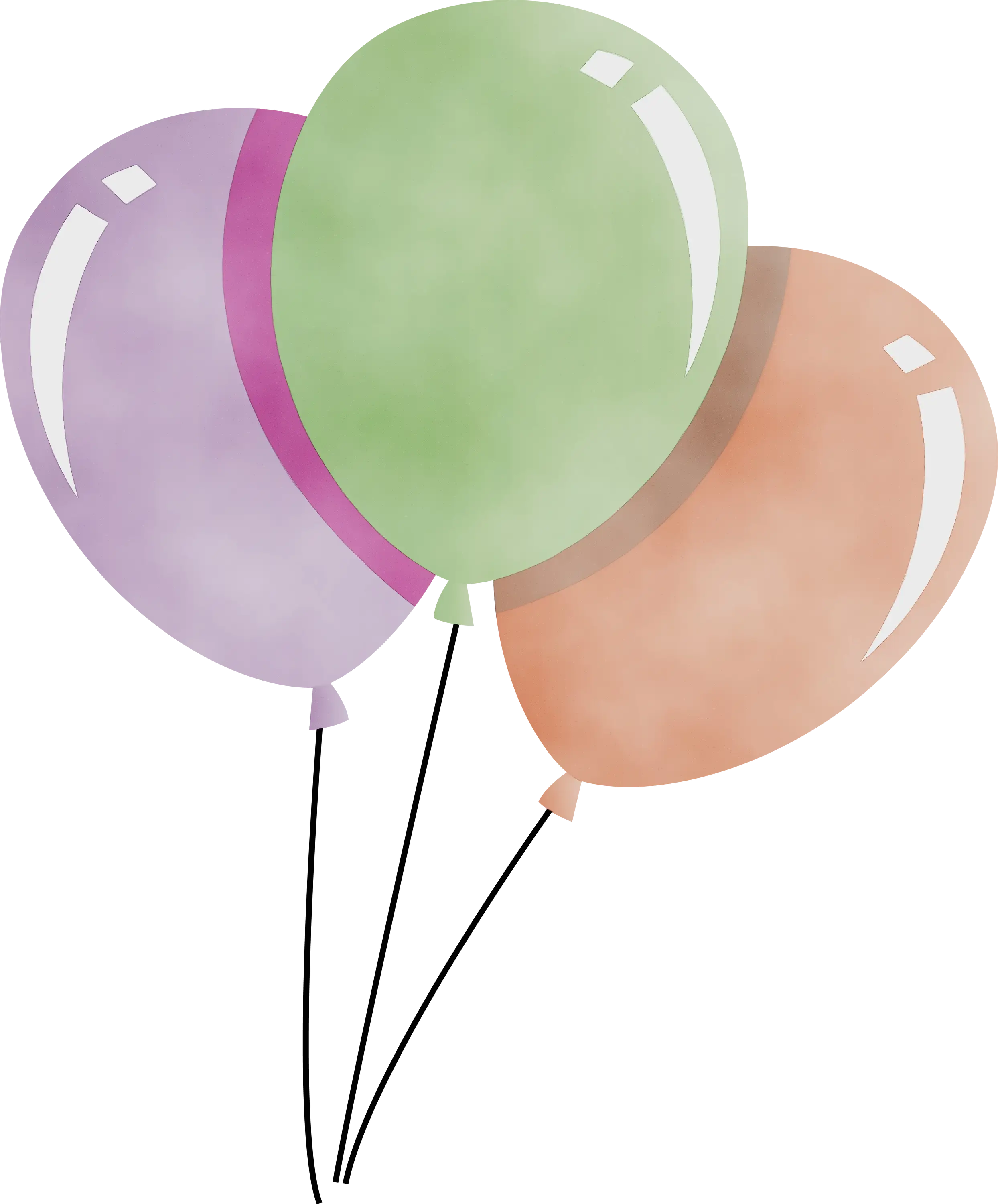 Colorful Balloons Illustration