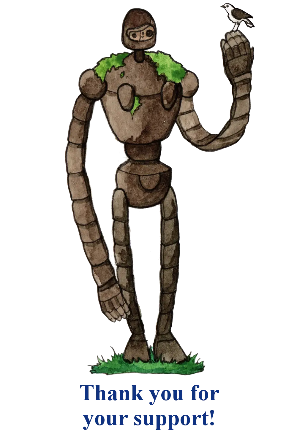 Animated Robot Character
