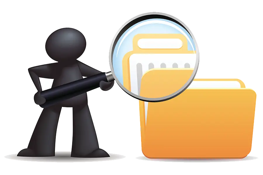 Search and Folder Icon