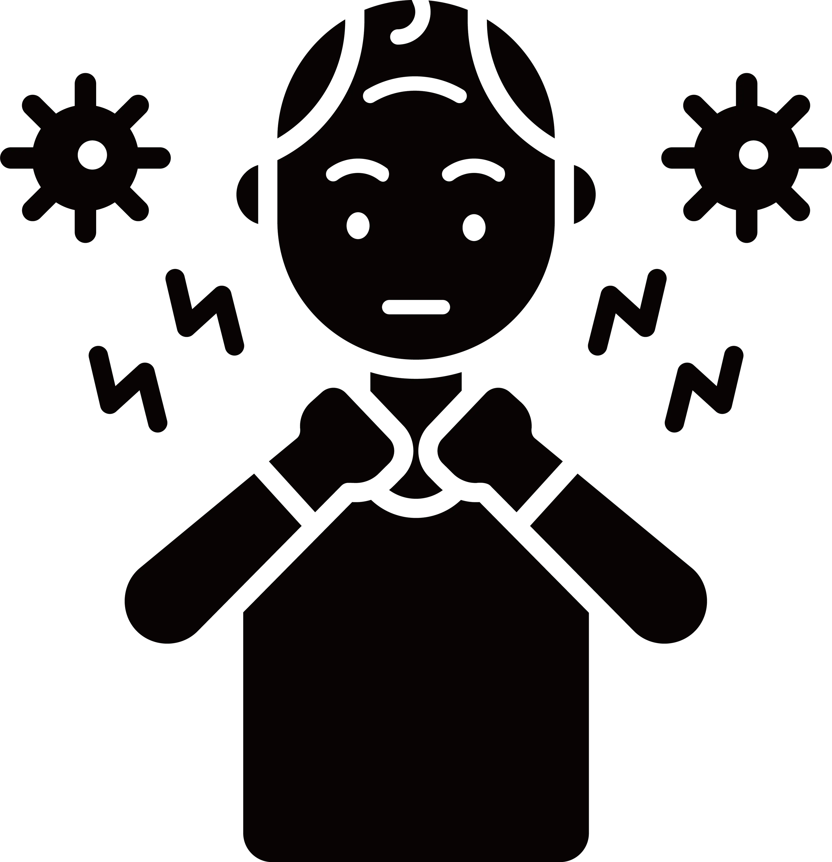 Sick Person with Virus