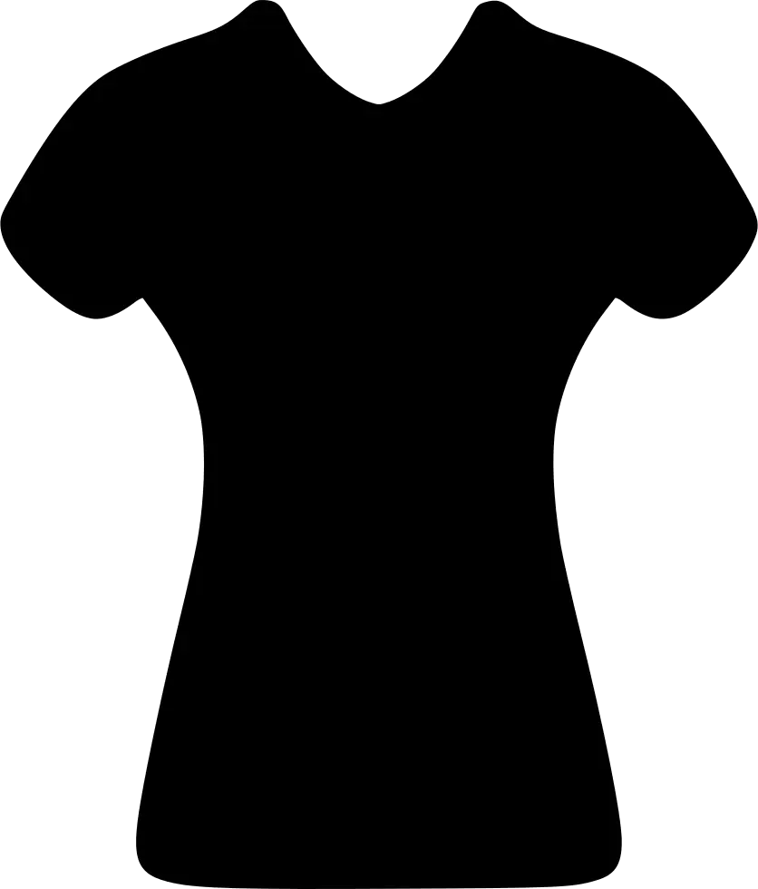 Black T-Shirt Silhouette Design