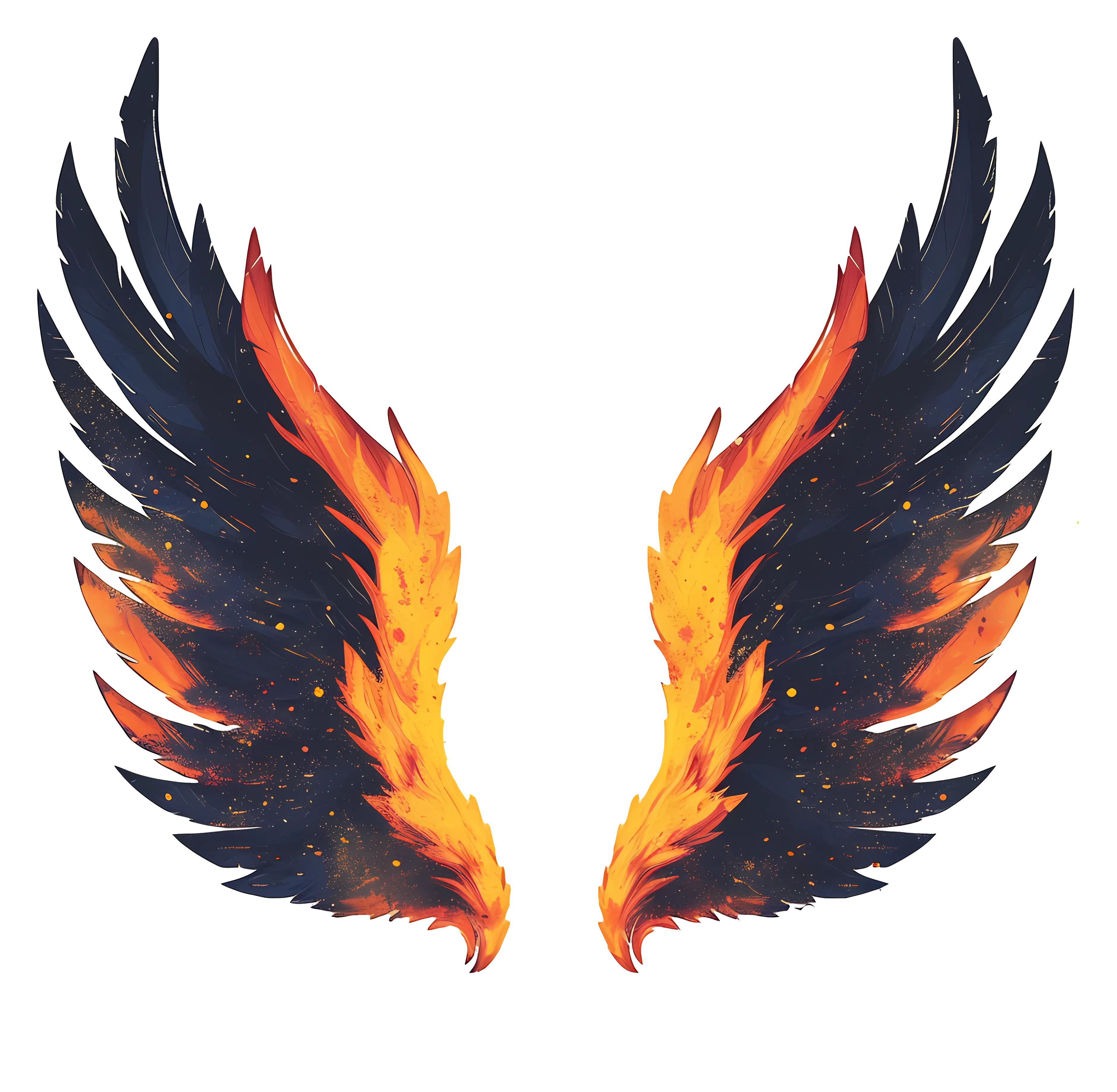 Fiery Wings Fantasy Design
