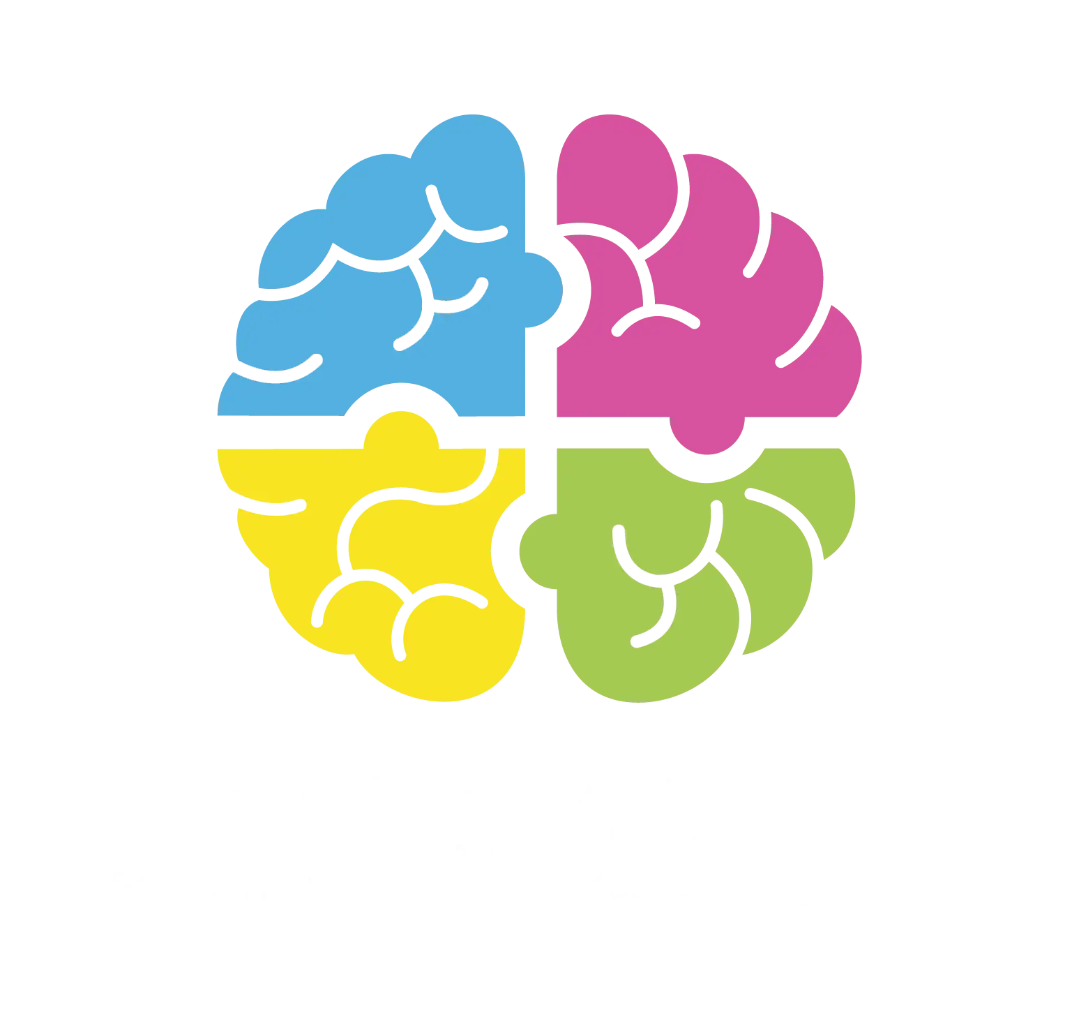 Colorful Brain Illustration for Education Concept