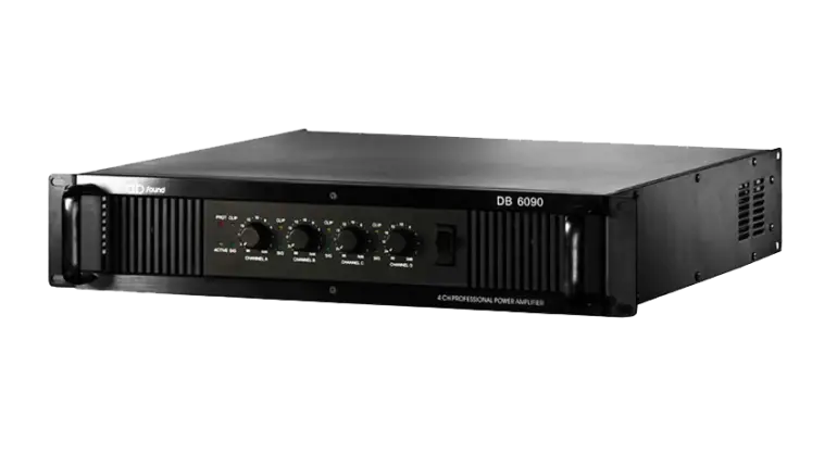 Black Audio Amplifier for Music Systems