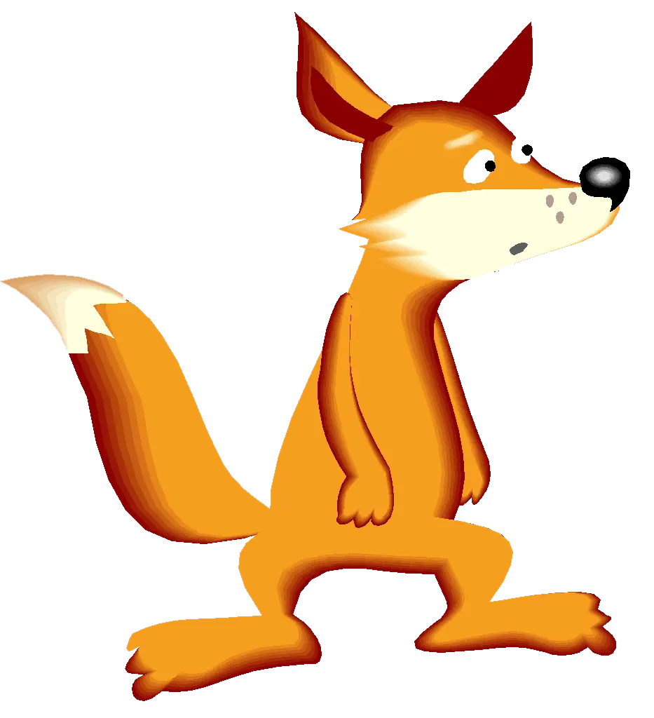 Fox Cartoon Character Illustration