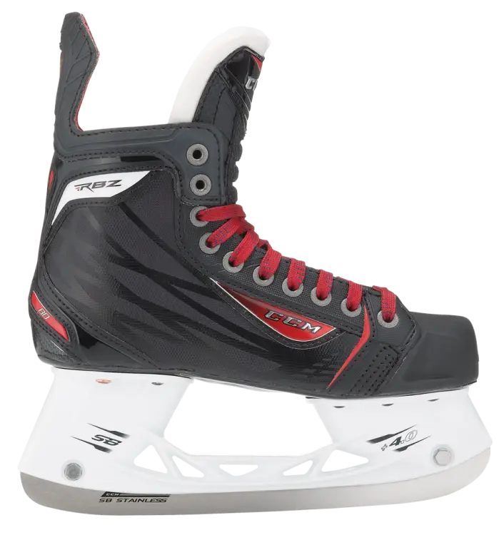 Black and White Ice Hockey Skate