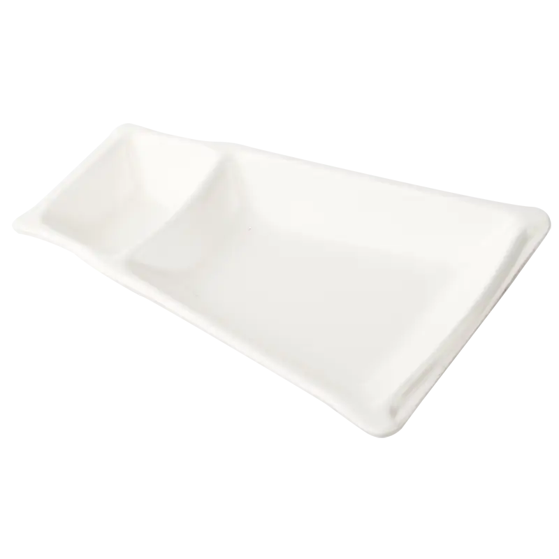 Elegant White Rectangular Serving Dish