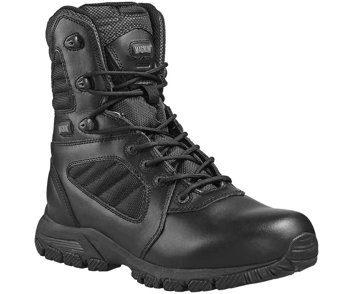 Black Tactical Boot for Outdoor Use