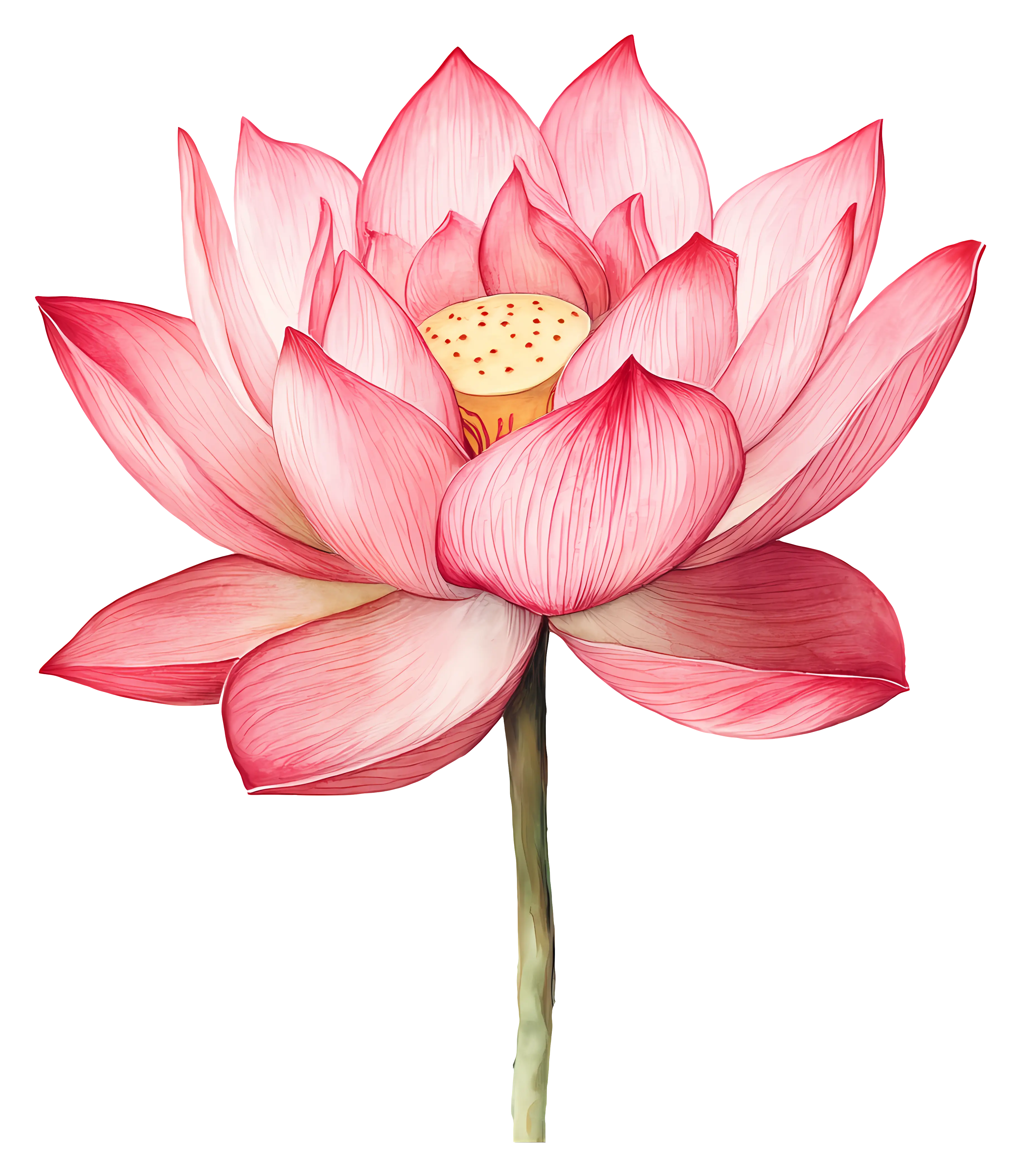 Beautiful pink lotus