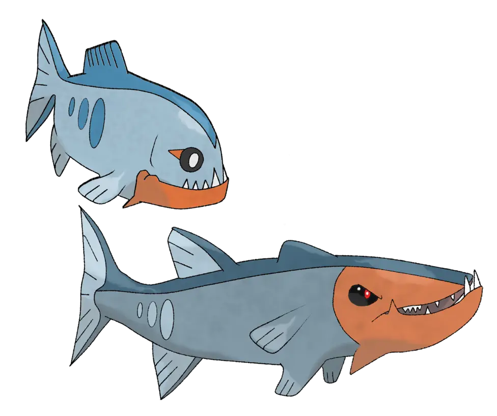 Cartoon Fish with Playful Expressions